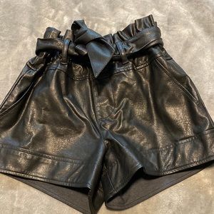 BDG Leather Shorts